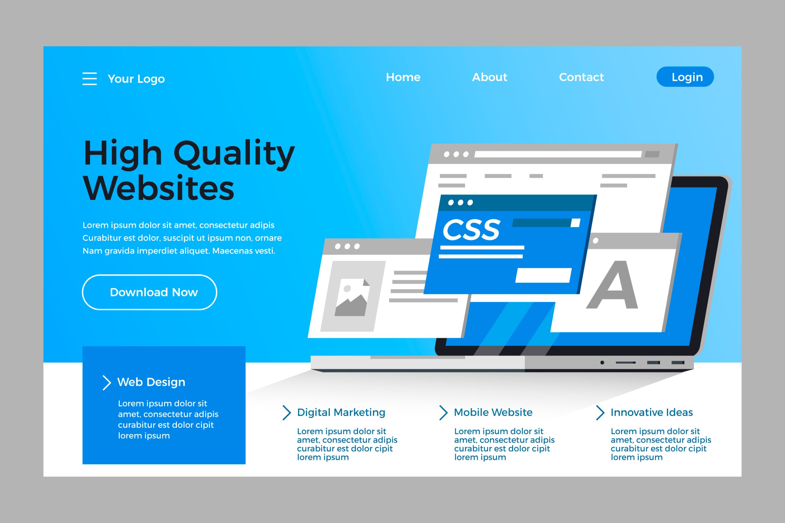 12 tiparet themelore që duhet të përfshijë çdo pako Web Design
