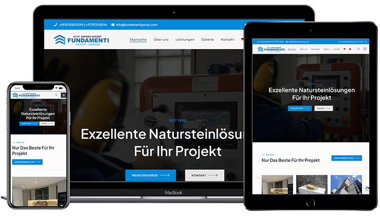 Fundamenti Group Germany Website