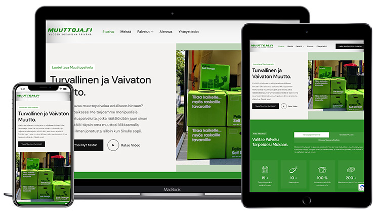Muuttoja Finland Website